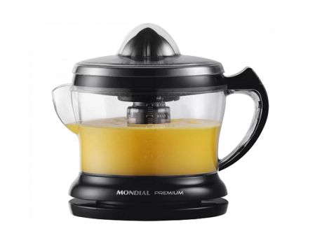 Espremedor de Frutas Mondial E-02 Premium – Elétrico 30W 1,25L Automático
