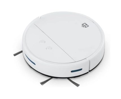 Smart Robô Aspirador Wi-Fi Positivo Casa Inteligente, 3 em 1, Varre, Aspira e Passa Pano, Retorna para Base, Controle por Comando de voz ou pelo App, Bivolt – Compatível com Alexa