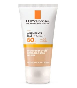 La Roche-Posay, Protetor Solar Facial com cor Anthelios XL-Protect, FPS60, Rápida Absorção, Textura Gel Creme, 40g