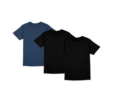 Kit 3 Camisetas Masculina Poliéster Com Toque de Algodão Camisa Blusa Treino Academia Tshrt Esporte