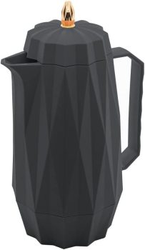 Garrafa Térmica de Plástico Diamond Cinza 1L – Lyor