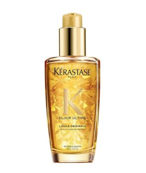 Kérastase Óleo Elixir Ultime L’Huile Originale | Todos os tipos de cabelos | Nutrição, brilho | Mix de 4 Óleos Preciosos | 100 ml