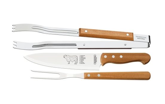 Jogo de Churrasco Tradicional 3 Peças – Tramontina