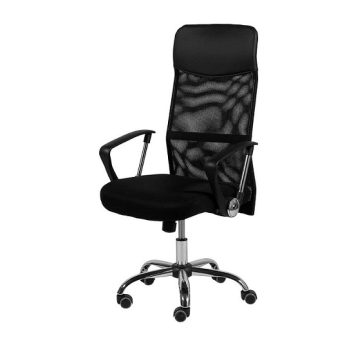 Cadeira Presidente Ergonômica Giratória Preta 3307