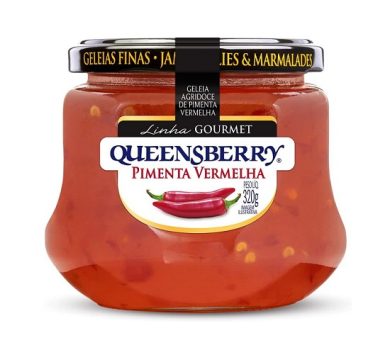Geleia Agridoce de Pimenta Vermelha Queensberry Gourmet 320g