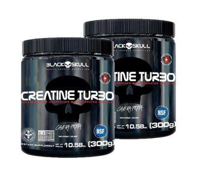 Kit x2 Creatine Turbo 300G Black Skull