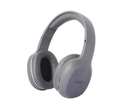 Edifier Fone de ouvido Bluetooth 5.1 W600BT – Cinza Escuro, Pequeno