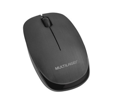 Multilaser MO251 – Mouse Sem Fio 2.4 Ghz 1200 DPI Usb, Preto, normal