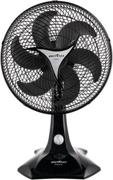 Ventilador Britânia Protect 30, 127v, Preto, 3 velocidades, Hélice de 6 pás, Potência 55W