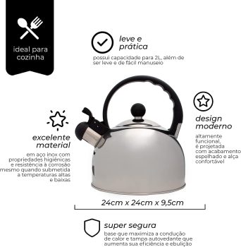 Chaleira Temp 2 Litros
