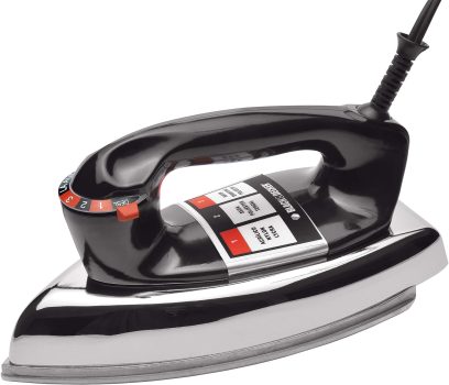 BLACK+DECKER Ferro de Passar Metálico a Seco 1100W Preto 127V VFA1110TM2