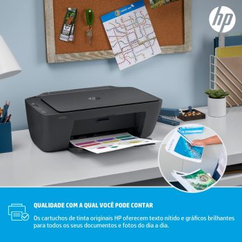HP 2774 DeskJet Ink Advantage – Impressora Multifuncional, Wi-Fi, Scanner – Impressão, Cópia, Digitalização