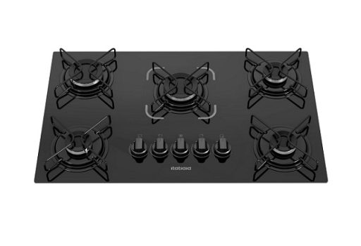 Cooktop Essencial 5 Bocas – Preto