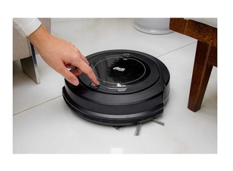 WAP ROBOT W90 – Aspirador de Pó Robô, Automático 3 em 1 Varre, Aspira, Passa Pano, MOP para Limpeza, 30W, Bateria Recarregável, Bivolt, Preto