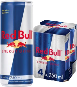 Red Bull Energy Drink – Energético, 250ml, 4 latas