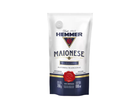 Maionese Hemmer Tradicional Sachê 700g