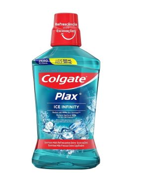 Colgate Plax Ice Infinity – Enxaguante Bucal, 500Ml