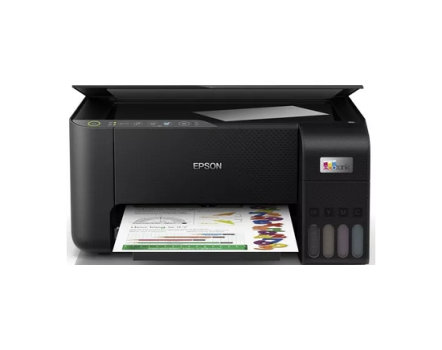 Impressora a cor multifuncional Epson EcoTank L3250 com wifi preta 220V