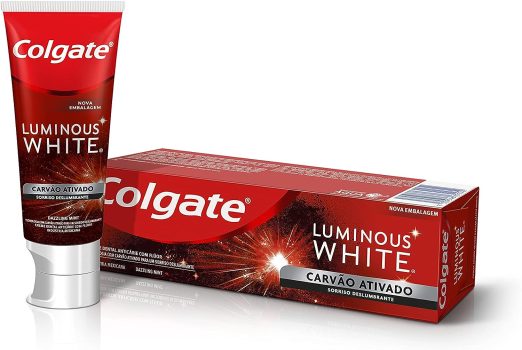 Creme Dental Colgate Luminous White Carvão Ativado, Colgate, 70G