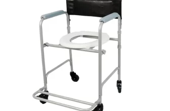 Cadeira de Banho Dobrável em Aço para 100 kg modelo D30 – Dellamed