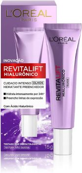 L’Oréal Paris Revitalift Hialurônico – Creme Anti-Idade para Área dos Olhos 15g