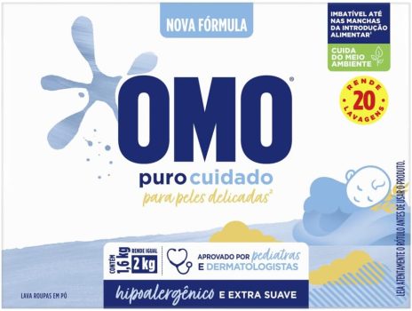 Omo Puro Cuidado – Sabão em Pó, 1.6kg