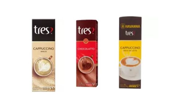Seleção de Cápsula de Café Expresso TRES 3 Corações