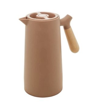 GARRAFA TÉRMICA PLÁSTICO C/CABO MADEIRA NÓRDICA NUDE 1l