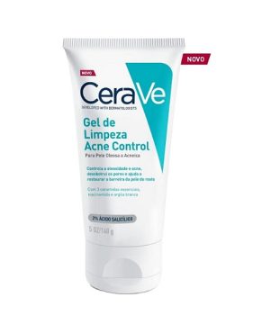 Cerave, Gel de Limpeza Acne Control com Niacinamida e Ácido Salicílico, 140g