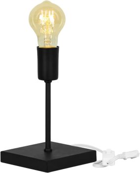 Luminária de Mesa Abajur Vintage Preto