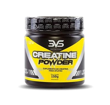 Creatina Monohidrata 3VS Nutrition – Aumenta ATP (Energia muscular) – Desenvolve musculatura – Aumenta a síntese de proteinas – 100% creatina pura importada – 150gr – Sabor Natural