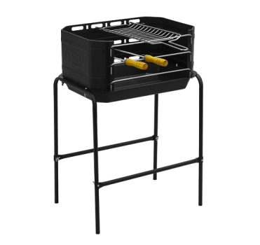 Churrasqueira Portátil Móvel Pro Tork Grill Machine Com Grelha + Espetos