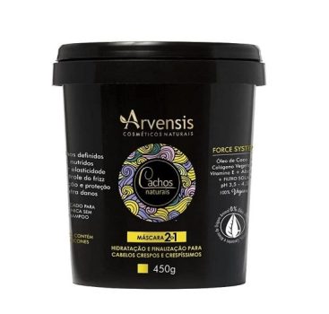 Máscara 2×1 Arvensis cabelos crespos e crespíssimos – 450g