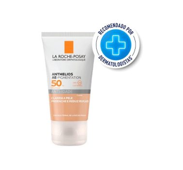 La Roche-Posay, Protetor Solar com Cor Anti-Idade com Ácido Hialurônico, Textura Gel Creme, FPS50, 50g