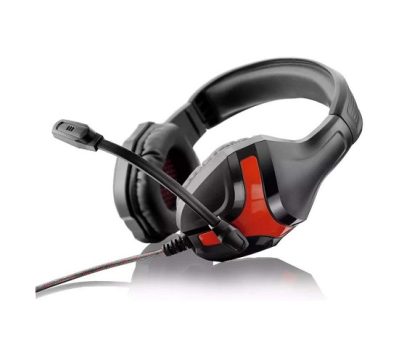 Headset Gamer Warrior, P2, Fone De Ouvido com Microfone – PH101, Preto/Vermelho, 2 metros