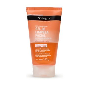 Neutrogena Gel de Limpeza Facial Deep Clean Intensive Grapefruit, 150g