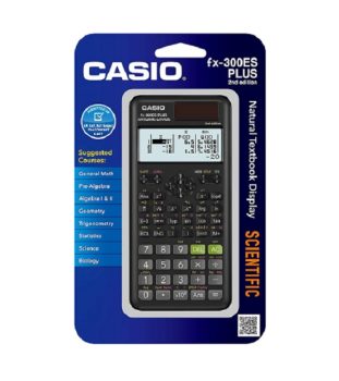 Casio Calculadora científica padrão FX-300ESplus2 2ª edição, preto