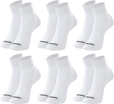 Kit 06 Pares Meias Mash Cano Curto Soquete Microfibra Poliamida Esportiva Masculino Adulto