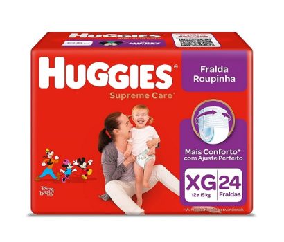 Fralda Huggies Supreme Care Roupinha Xg – 24 Fraldas