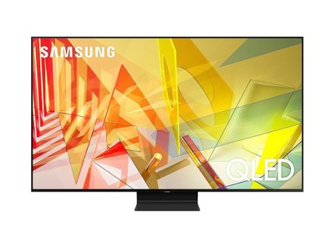 Samsung Q90T – Smart TV QLED 55″, 4K, UHD, 120Hz, Alexa built in, Processador com IA, Tela sem limites
