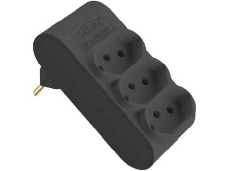 Adaptador de Tomada 3 Saídas 10A Fame – 2P+T