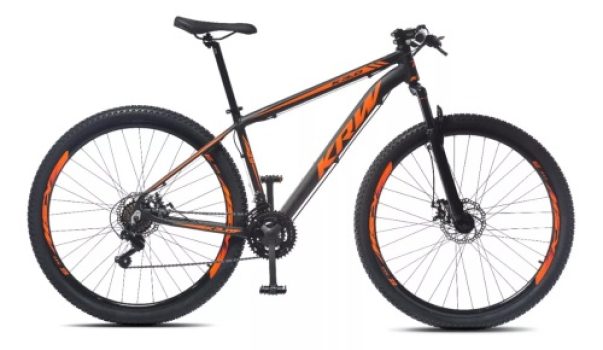 Bicicleta Aro 29 Krw Alumínio 24 Vel Freio A Disco X42