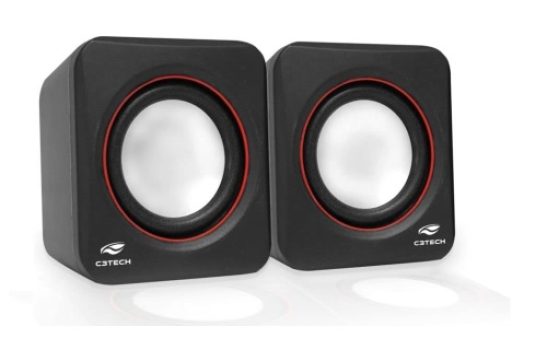Caixa de som para computador SP-301BK Preto C3Tech