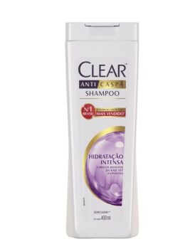 Clear AnticaspaHidratação Intensa Shampoo, 400 ml
