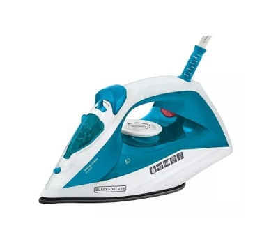 Ferro de passar a vapor Black+Decker FX2100 cor azul com base antiaderente 220V