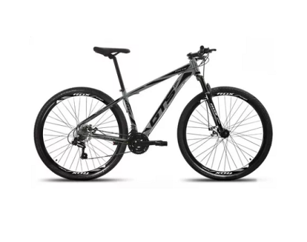 Bicicleta Aro 29 Gts Alumunio Rdx 21v Câmbio Shimano A Disco Cor Cinza/preto Tamanho Do Quadro 21