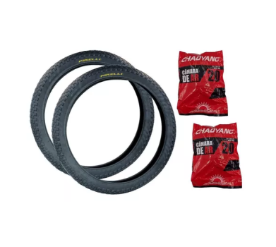 2pneu Pireli Scorpion Bike Bmx Aro 20×2.125+2camera Chaoyang