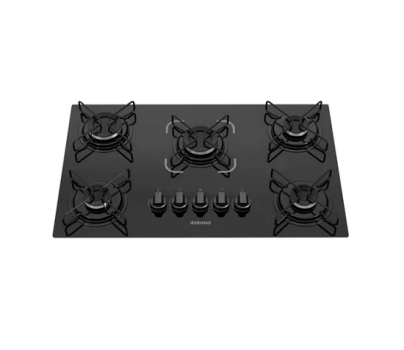 Fogão cooktop gás Itatiaia NG 5 bocas preto 127V/220V