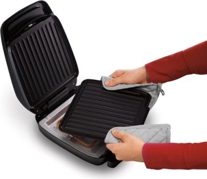 Grill Elétrico Hamilton Beach, Preto, 110v