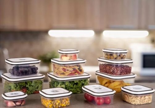 Jogo de Potes de Plástico Herméticos Electrolux 12 peças